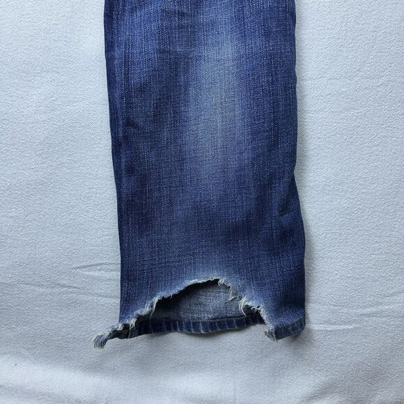 Joes Jeans Mens 34x29 ‎ Blue Thrashed Distressed Straight Leg Grunge Streetwear - Picture 8 of 16